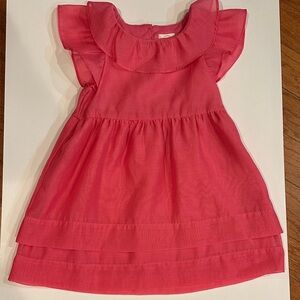 Cat & Jack Hot Pink  Ruffle Dress